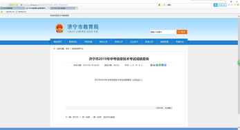濟寧市2019年中考信息技術考試成績查詢渠道分析與使用建議
